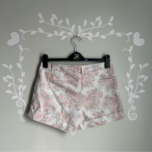 Blue & Pink Floral Print Colori Mini Shorts in size US 9 - Picture 4 of 6